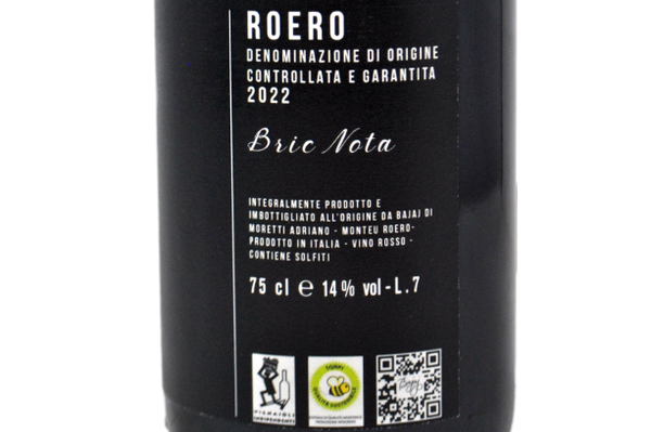 ROERO DOCG "BRIC NOTA" 2022 - BAJAJ