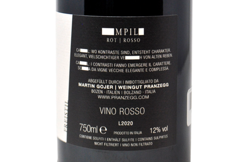 ALTO ADIGE SCHIAVA "CAMPILL" 2022 - WEINGUT PRANZEGG