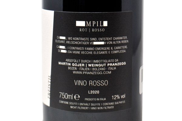 ALTO ADIGE SCHIAVA "CAMPILL" 2020 - WEINGUT PRANZEGG