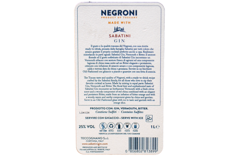 GIN LONDON SEC SABATINI - SABATINI