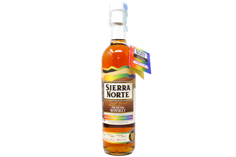 MEXICAN WHISKEY SINGLE BARREL MADE WITH NATIVE OAXACAN RAINBOW CORN - SIERRA NORTE