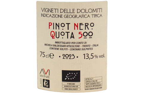 VIGNOBLES DES DOLOMITES IGT "BLAUBURGUNDER" 2019 - WEINGUT ABRAHAM