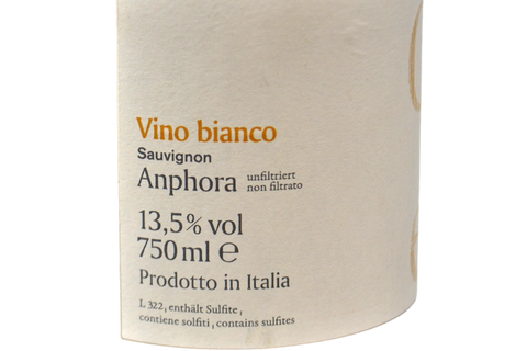 VINO BIANCO SAUVIGNON ANPHORA BIODINAMICO "GARNELLEN" 2020 - TRÖPFLTALHOF