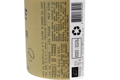 ORGANIC WINE BIO PINOT NOIR "APOGEE" 2023 - FABRICE BONMARCHAND