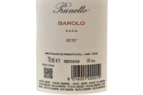 BAROLO DOCG 2021 - PRUNOTTO