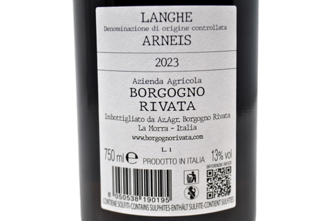 LANGHE ARNEIS DOCG 2023 - BORGOGNO RIVATA