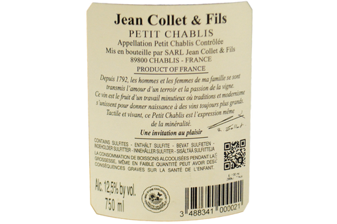 PETIT CHABLIS 2025 - JEAN COLLET