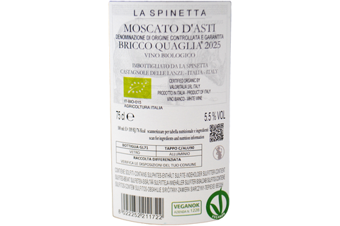 MOSCATO D'ASTI DOCG "BRICCO QUAGLIA" 2025 - LA SPINETTA RIVETTI