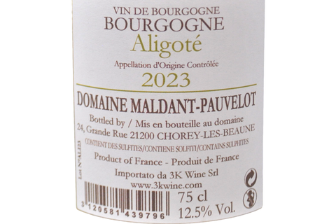 BOURGOGNE ALIGOTÉ 2023 - DOMAINE MALDANT PAUVELOT