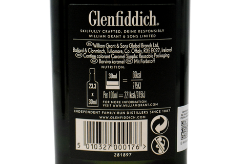 SINGLE MALT SCOTCH WHISKY "ORIGINAL TWELVE" 12 - GLENFIDDICH