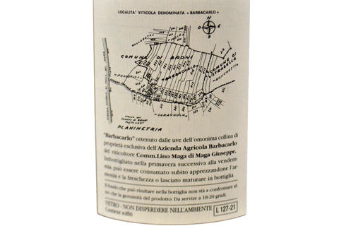PROVINCIA DI PAVIA ROSSO IGT "BARBACARLO” 2020 - AZIENDA AGRICOLA BARBACARLO
