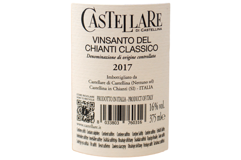 VINSANTO DEL CHIANTI CLASSICO DOC "S. NICCOLO" 2017 (375 ML) - CASTELLARE DI CASTELLINA