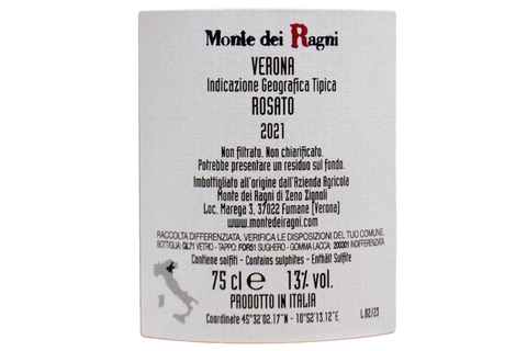 VERONA IGT ROSATO "ROPIÉ" 2021 - MONTE DEI RAGNI
