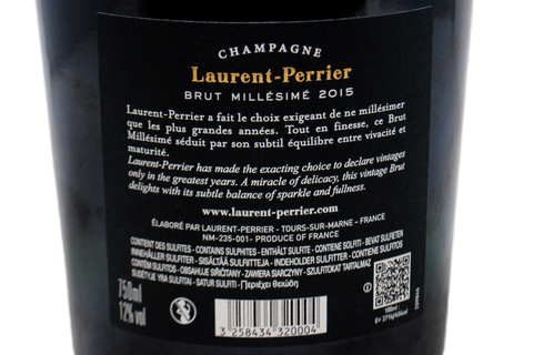 CHAMPAGNE BRUT MILLESIMÉ 2015 - LAURENT PERRIER