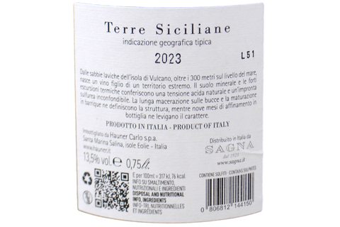 TERRE SICILIANE IGT "VULCANOROSSO" 2023 - HAUNER