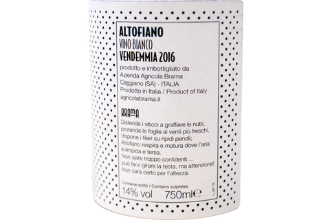 FIANO "ALTOFIANO" 2016 - BRAMA