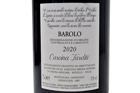 BAROLO DOCG CERVIANO-MERLI 2020 - COGLI L'ATTIMO