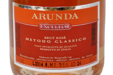 METODO CLASSICO BRUT ROSE "EXCELLOR" - ARUNDA