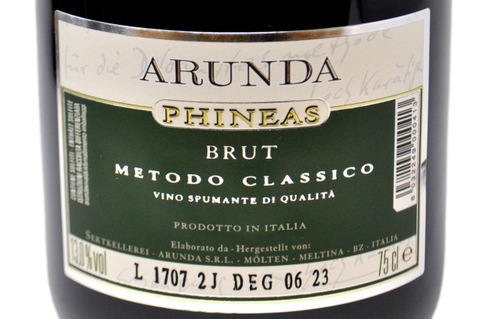 METODO CLASSICO BRUT "PHINEAS V" - ARUNDA