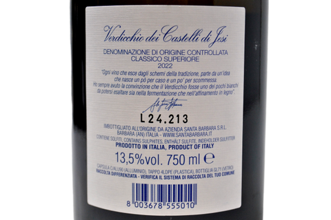 VERDICCHIO DEI CASTELLI DI JESI DOC CLASSICO SUPERIORE 2022 - STEFANO ANTONUCCI