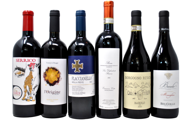 TOSCANA VS PIEMONTE TASTING BOX - 6 BOTTIGLIE