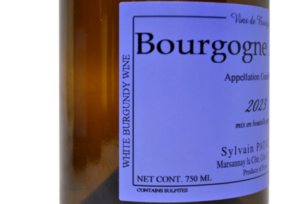 BOURGOGNE ALIGOTÉ 2023 - SYLVAIN PATAILLE