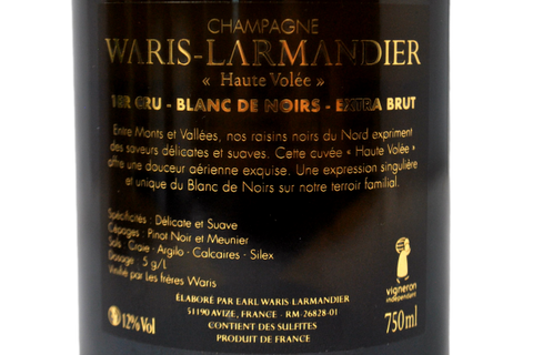 CHAMPAGNE EXTRA BRUT PREMIER CRU BLANC DE NOIRS "HAUTE VOLÉE" - WARIS-LARMANDIER