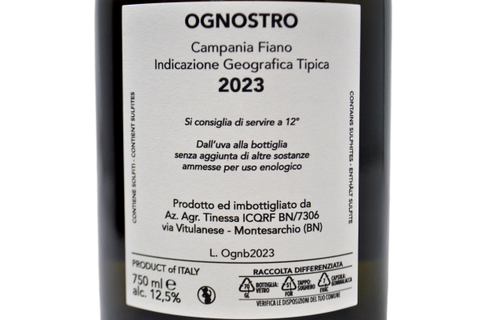 CAMPANIA FIANO IGT "OGNOSTRO" 2023 - MARCO TINESSA