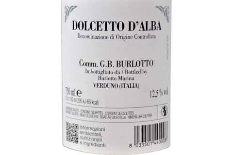 DOLCETTO D'ALBA DOC 2024 - BURLOTTO