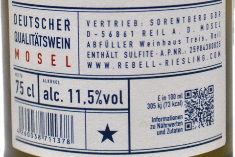MOSEL RIESLING "REBEL RIESLING" 2024 - WEINGUT SORENTBERG