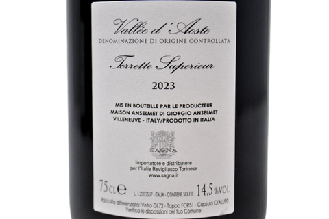 VALLEE D'AOSTE TORRETTE SUPERIEUR DOC 2023 - ANSELMET