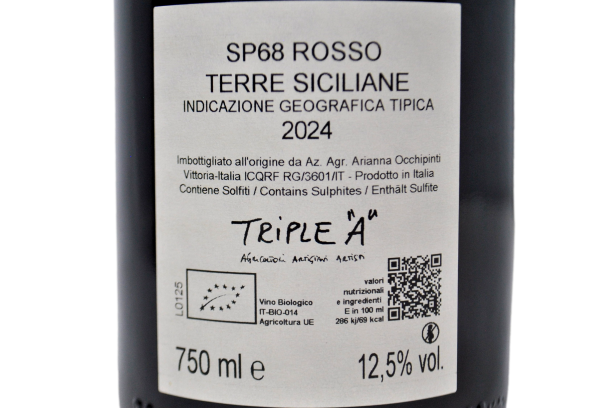 TERRE SICILIANE ROSSO IGT "SP 68" 2024 - ARIANNA OCCHIPINTI