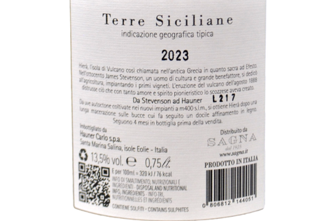 TERRE SICILIANE IGT "HIERÀ" 2023 - HAUNER