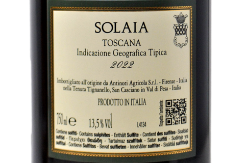 Toscana Rosso IGT "Solaia" 2011 - Antinori