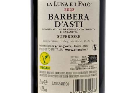 BARBERA D'ASTI SUPERIORE DOCG "LA LUNA EI BONOLO'" 2019 - VIES CULTIVÉES