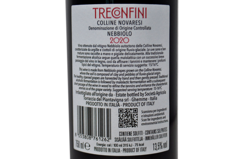 COLLINE NOVARESI NEBBIOLO DOC "TRECONFINI" 2020 - TORRACCIA DEL PIANTAVIGNA