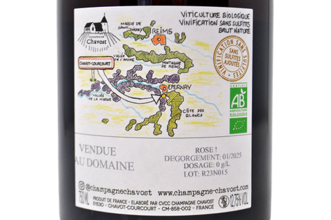 CHAMPAGNE BIO BRUT NATURE "ROSÉ!" - CHAMPAGNE CHAVOST