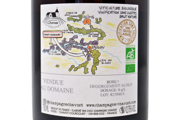 CHAMPAGNE BIO BRUT NATURE "ROSÉ!" - CHAMPAGNE CHAVOST