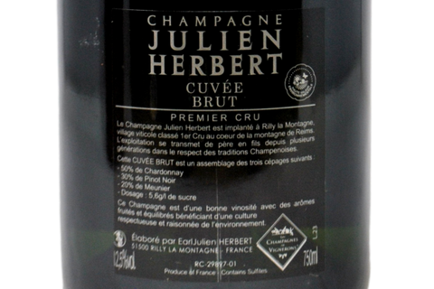 CHAMPAGNE PREMIER CRU CUVÉE BRUT - JULIEN HERBERT