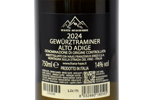 ALTO ADIGE DOC GEWURZTRAMINER 2024 - FRANZ HAAS