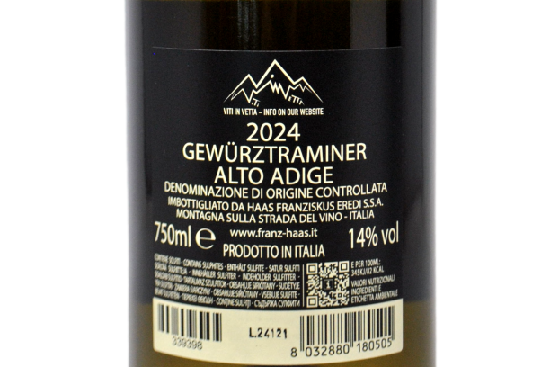 ALTO ADIGE DOC GEWURZTRAMINER 2024 - FRANZ HAAS