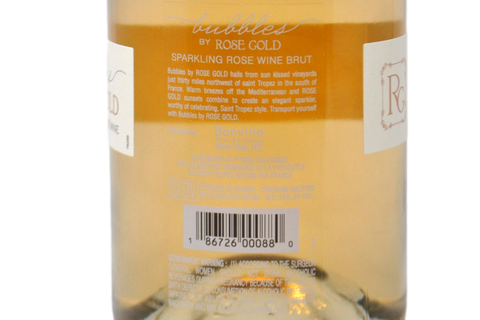 SPARKLING ROSÉ WINE BRUT "BUBBLES BY ROSE GOLD" - LES MAÎTRES VIGNERONS DE LA PRESQU’ÎLE DE SAINT-TROPEZ