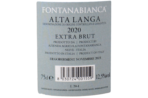 ALTA LANGA DOCG EXTRA BRUT "CLASSE 91" 2020 - FONTANABIANCA