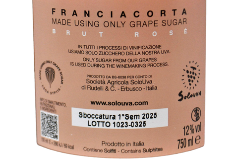 FRANCIACORTA BRUT ROSÉ - SOLOUVA
