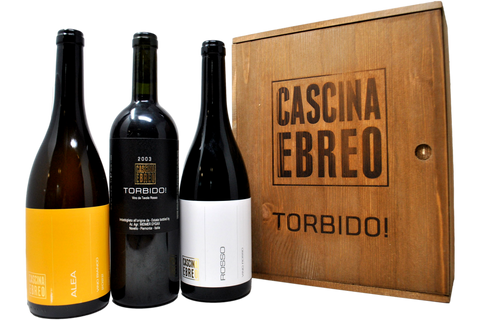 CASCINA EBREO - TASTING BOX 3 BOTTIGLIE + CASSETTA IN OMAGGIO