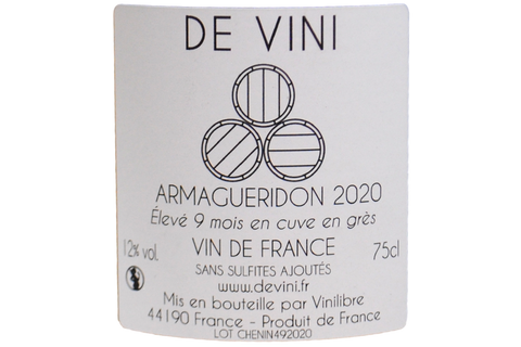 CHENIN BLANC "ARMAGUERIDON" 2020 - VINILIBRE