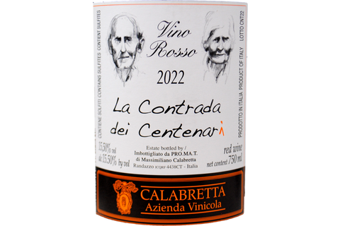 VINO ROSSO "LA CONTRADA DEI CENTENARI" 2022 - CALABRETTA