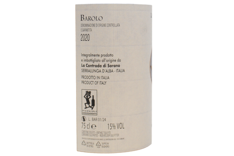 BAROLO DOCG 2020 - LA CONTRADA DI SORANO