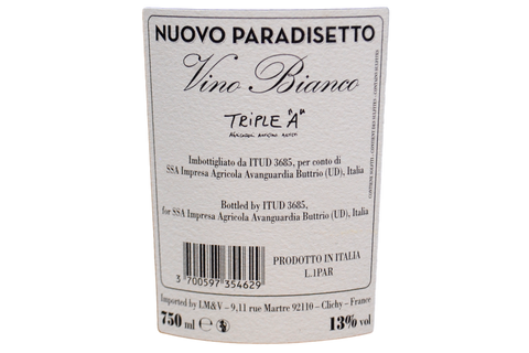 VINO BIANCO "NUOVO PARADISETTO" 2020 - AVANGUARDIA