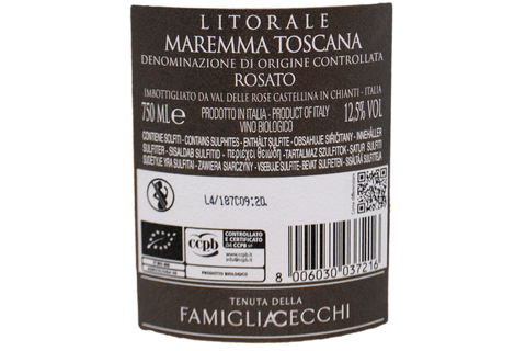 MAREMMA TOSCANA ROSATO DOC "LITORALE" 2023 - VAL DELLE ROSE